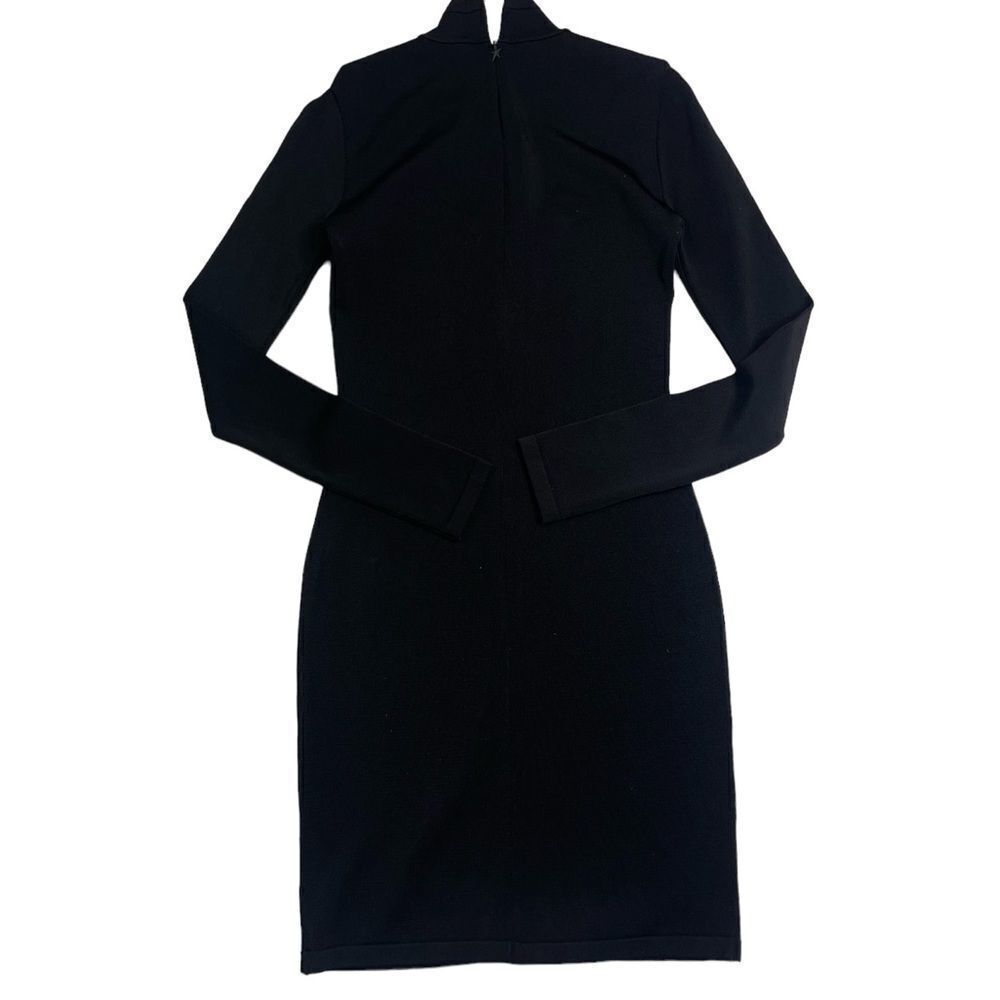 Mugler Mesh Panel Bodycon Dress - Picture 7 of 10
